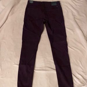 NWT Lucky Brand Brooke Legging Jean Maroon Purple Burgundy 29